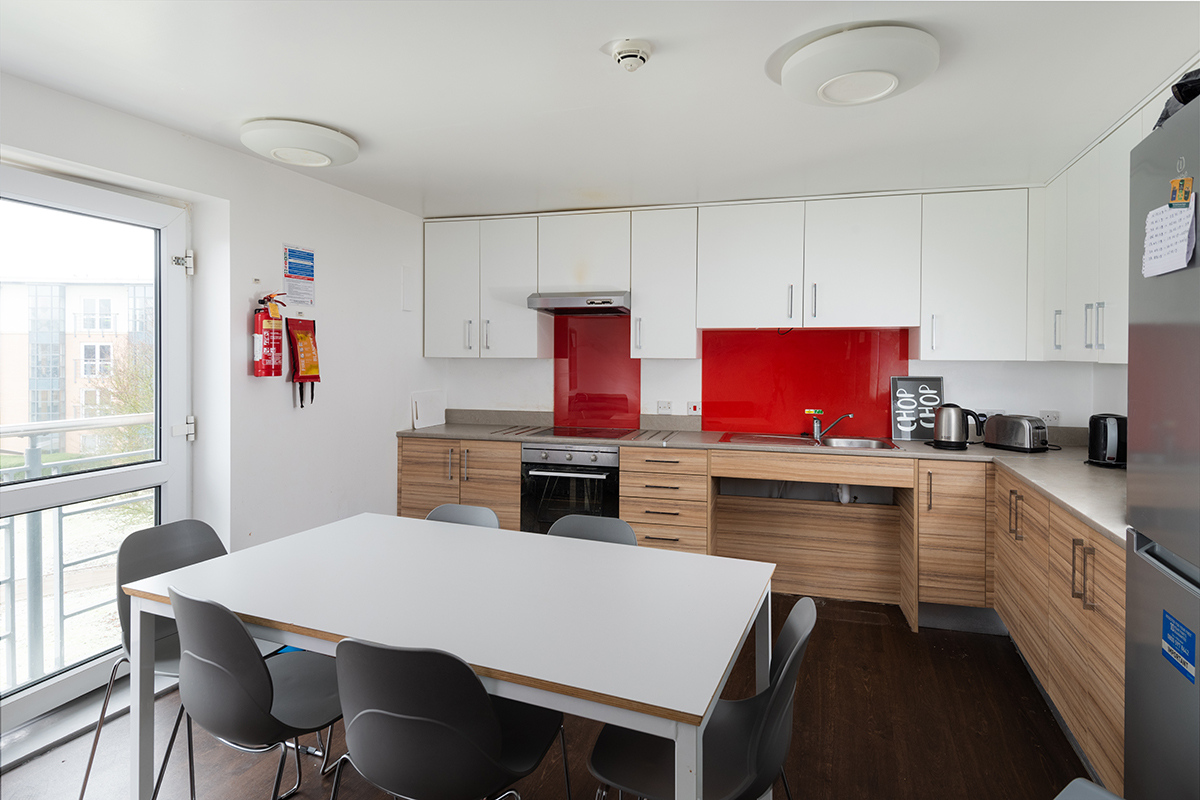 Wentworth College shared kitchen 